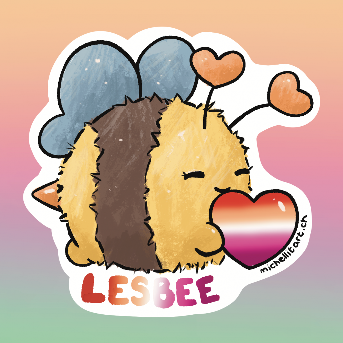 Zuckersüsse Honigbiene mit ganz viel Liebe - für das weibliche Geschlecht.